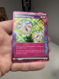 Pokemon TCG- Temporal Forces- Neo Upper Energy TCG Card 162/162 NM/M - Image 1