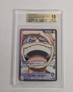 2024 Monkey D. Luffy OP09-061 Leader Alt Art One Piece Card Japanese BGS 10 - Image 1