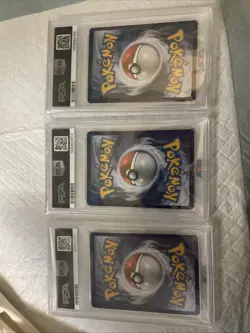 Pokemon Base Set Charizard, Blastoise, Venusaur PSA Graded Cards - Image 2