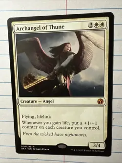 Archangel of Thune Iconic Masters Regular Card NM Condition - Image 1