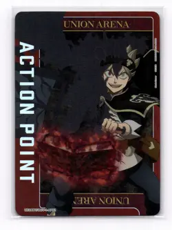 Asta UA20BT/BCV-1-AP01 Black Clover Action Point UNION ARENA Card FOIL!!! - Image 1
