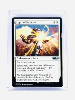 Magic The gathering, Light of Promise, Core Set 2021 Regular, MT/NM - Image 1