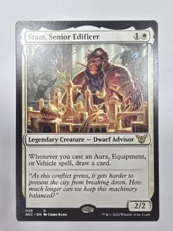 Sram, Senior Edificer Commander: Kamigawa: Neon Dynasty Regular Mtg - Image 1