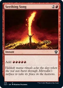 Seething Song Commander 2021 - Near Mint - Image 1