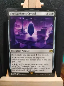 The Darkness Crystal - Final Fantasy - Rare - NM (see pics) MTG - Image 1