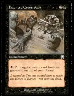 MTG Haunted Crossroads LP Light Play Mercadian Masques [1857] - Image 1