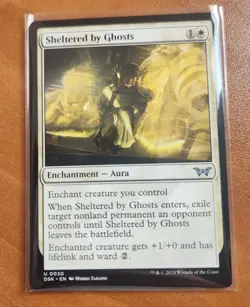 Magic MTG Sheltered by Ghosts DSK 0030 Regular Uncommon - NM condition - Image 1
