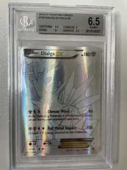 2014 Pokemon Dialga EX (122/119 Scret Rare) XY Phantom Forces - Image 1
