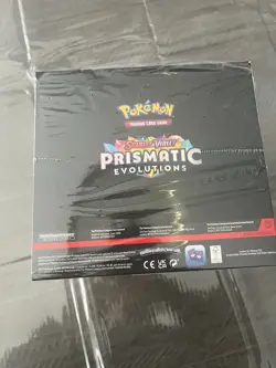 Pokemon TCG: Prismatic Evolutions Tech Sticker Collection Display Box Empty - Image 4