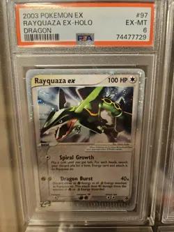 2003 Pokemon EX Dragon Rayquaza ex Holo #97/97 PSA 6 - Image 1