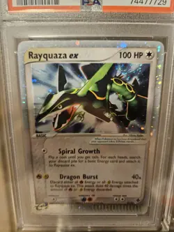 2003 Pokemon EX Dragon Rayquaza ex Holo #97/97 PSA 6 - Image 4