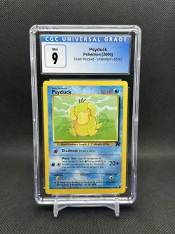 2000 Pokemon Psyduck Team Rocket 65/82 CGC 9 MINT - Image 1