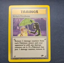 Erika's Kindness Gym Challenge Trainer Near Mint 103/132 Regular Pokemon Rare - Image 1