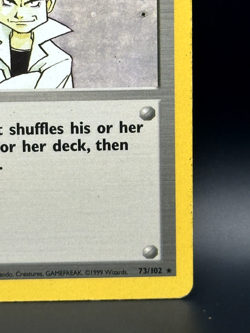 Imposter Professor Oak 073/102 - Base Set Regular - TCG Pokemon - LP - Image 4