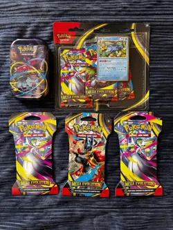 LOT - Mega Evolution Pokemon TCG Booster 3 pack Golduck / TIN / 3 Booster Packs - Image 1