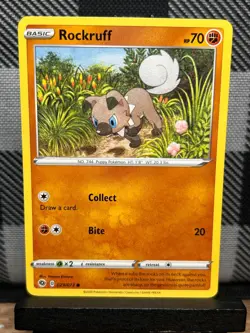 Pokemon TCG: Rockruff 29/73, Champions Path - Image 1
