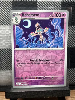 Pokemon TCG: Beheeyem 74/162, XY BReakthrough _ REVERSE HOLO - Image 1
