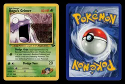 Koga's Grimer 78/132 - LP - Gym Challenge, WOTC Pokemon - Image 3