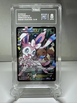 Pokemon Sylveon EX RC32/RC32 TAG 8 NM MT Generations Radiant Collection - Image 1