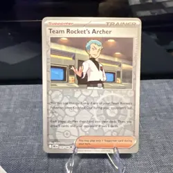 Pokemon TCG Team Rocket's Archer 170/182 Sv10: Destined Rivals Reverse Holo NM - Image 1