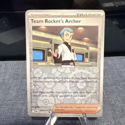 Pokemon TCG Team Rocket's Archer 170/182 Sv10: Destined Rivals Reverse Holo NM - Image 2