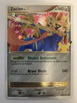 Zacian LV. X - SWSH135 - NM - SWSH: Celebrations Black Star Promo - Pokemon TCG - Image 1