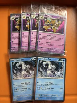 Pokemon TCG Chien-Pao 057/182 + Alakazam 082/167 Cosmos Holo Sealed Exclusive - Image 1