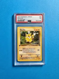 Pokemon TCG Pikachu Jungle 60/64 Regular 1st Edition Common - Image 1