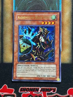 Yugioh Alchemist Of Black Spells ABPF-EN082 Ultra Rare 1st Ed LP - Image 1