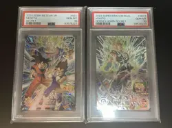 Dragon Ball Heroes MM1 SEC UGM5 SEC3 PSA 10 Card Set Ultra Rare Collectible - Image 3