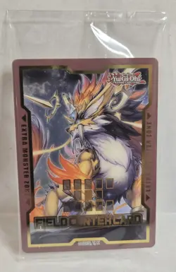 SEALED Yu-Gi-Oh JUSTICE HUNTERS OFFICIAL FIELD CENTER CARD Dracotail Urgula NM/M - Image 1
