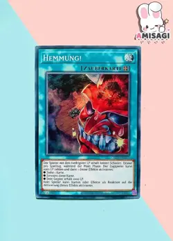 Yu-Gi-Oh! - Hemmung! Super Rare OP26-DE010 Karte Trading Card TCG Tournament - Image 1
