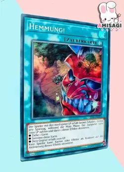 Yu-Gi-Oh! - Hemmung! Super Rare OP26-DE010 Karte Trading Card TCG Tournament - Image 2