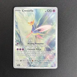 Pokemon TCG Cresselia Shrouded Fable Holo Rare Card 071/064 Illustration - Image 1