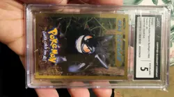 Gengar 94 Pokemon Card Hasbro Toy Wishes Magazine Foil Hand Cut 1999 CGC 5.5 - Image 1