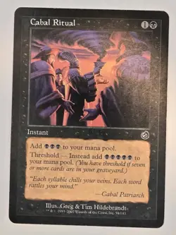 Magic Mtg Torment Cabal Ritual moderately played - Image 1