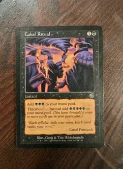 Magic Mtg Torment Cabal Ritual moderately played - Image 3
