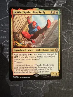 1x Scarlet Spider, Ben Reilly MTG, Marvel's Spider-Man Regular, NM - Image 1