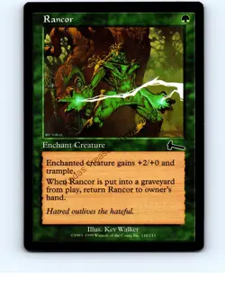 Rancor #110 Green Common Urza's Legacy MTG NP Near Mint or Better - Image 1