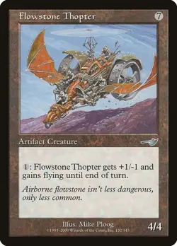 MTG Nemesis --- FLOWSTONE THOPTER --- Uncommon! NM! Magic the Gathering! - Image 3