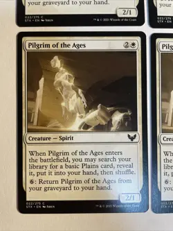 4x Mtg Strixhaven Pilgrim Of The Ages NM/M Magic The Gathering - Image 2
