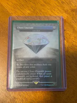 Chaos Emerald - Lotus Pedal (7037) - NM White Secret Lair Drop (SLD) - MTG - Image 1