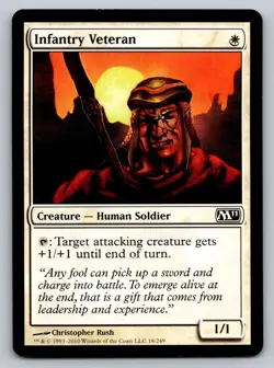 MTG Infantry Veteran (M11) Regular - Image 1