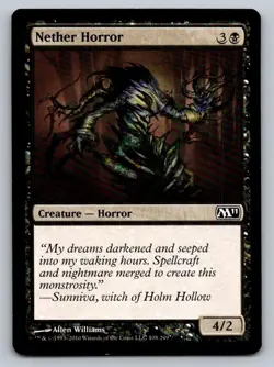 MTG Nether Horror (M11) Regular - Image 1