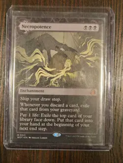 1x MTG Necropotence-Wilds of Eldraine Enchanting Tales (WOE) Mythic #31 Full Art - Image 3