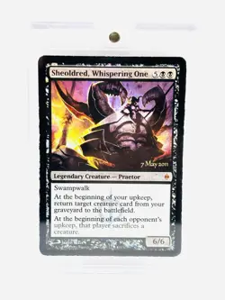 MTG Sheoldred, Whispering One Pre-Release & Release Promos 73/175 Foil Promo MT - Image 1