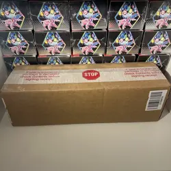 Pokemon Destined Rivals Booster Box Case - 6x Booster Box English Factory Sealed - Image 1