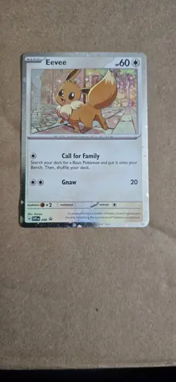 Pokemon Destined Rivals - Eevee SVP 200 Checklane Blister Promo (Cosmo Holo) - Image 1