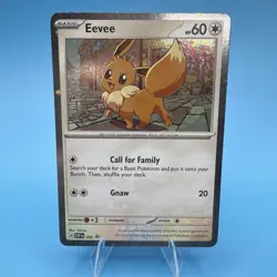 Pokemon Destined Rivals - Eevee SVP 200 Checklane Blister Promo (double Swirl) - Image 1