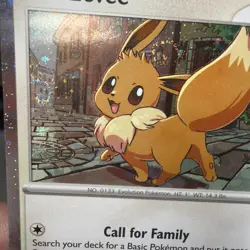 Pokemon Destined Rivals - Eevee SVP 200 Checklane Blister Promo (double Swirl) - Image 2